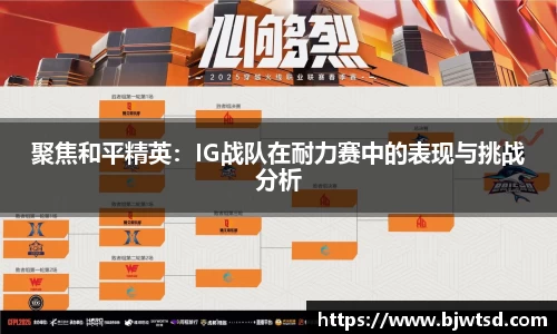聚焦和平精英：IG战队在耐力赛中的表现与挑战分析